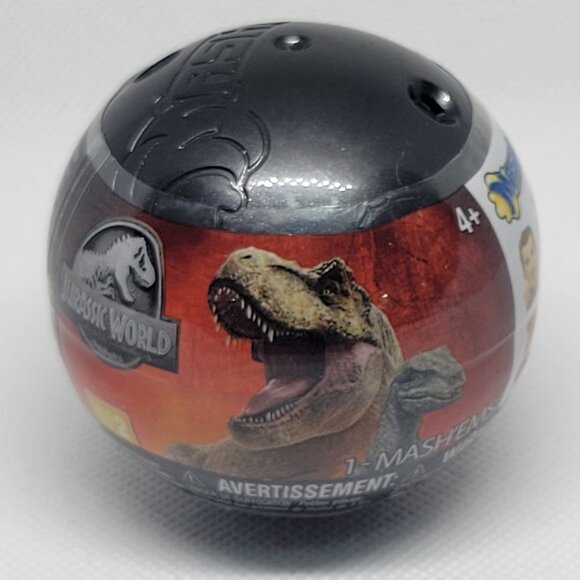 Jurassic World Mash'Ems Series 2 2020 Basic Fun! 4 Pack Blind Mystery Balls New - Picture 2 of 6